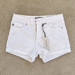Just USA White High Rise Size S NWT